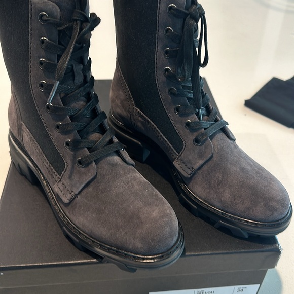 Rag & Bone shiloh boots. Size 8. New. Never been worn. Asphalt suede - Picture 2 of 10